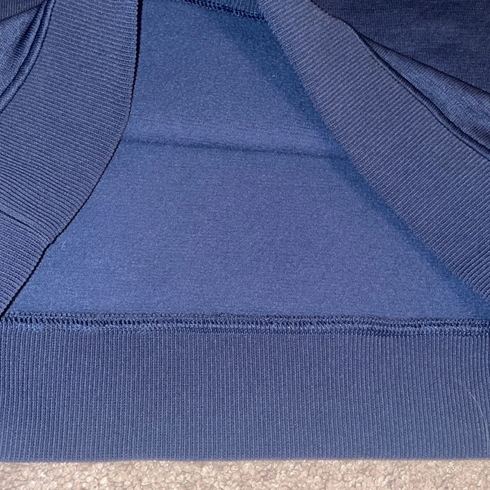 University of Dayton small sweatshirt pullover half zip under armour blue womens - Picture 7 of 9